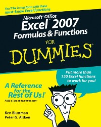 Cover Microsoft Office Excel 2007 Formulas and Functions For Dummies