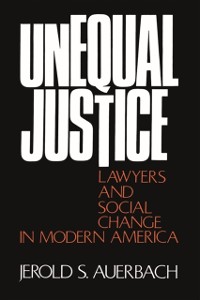 Cover Unequal Justice