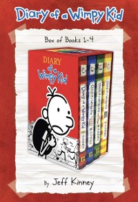 Cover Diary of a Wimpy Kid Box of Books 1-4