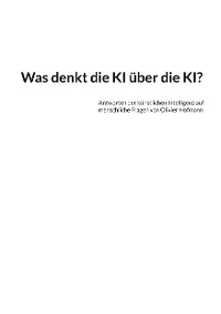 Cover Was denkt die KI über die KI?