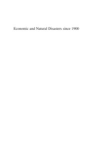 Cover Economic and Natural Disasters since 1900