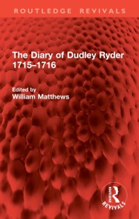 Cover Diary of Dudley Ryder 1715-1716