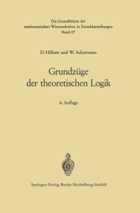 Cover Grundzüge der theoretischen Logik