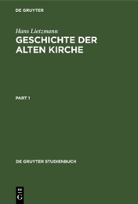 Cover Geschichte der Alten Kirche