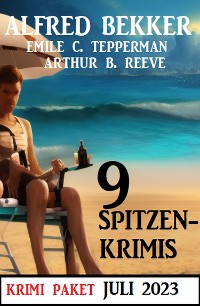 Cover 9 Spitzenkrimis Juli 2023: Krimi Paket