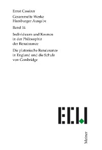 Cover Individuum und Kosmos in der Philosophie der Renaissance