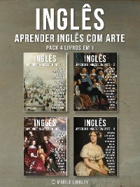 Cover Pack 4 Livros em 1 - Inglês - Aprender Inglês com Arte