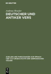 Cover Deutscher und antiker Vers