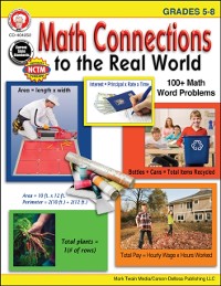 Cover Math Connections to the Real World, Grades 5 - 8