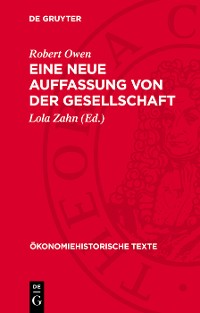 Cover Eine neue Auffassung von der Gesellschaft