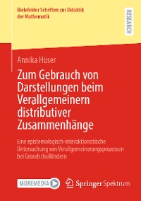 Cover Zum Gebrauch von Darstellungen beim Verallgemeinern distributiver Zusammenhänge