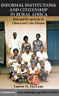 Cover Informal Institutions and Citizenship in Rural Africa