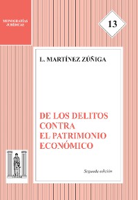 Cover De los delitos contra el patrimonio económico