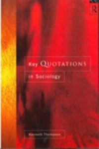 Cover Key Quotations in Sociology