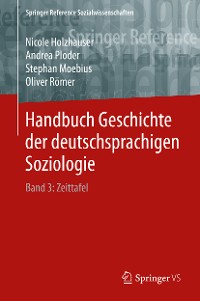 Cover Handbuch Geschichte der deutschsprachigen Soziologie