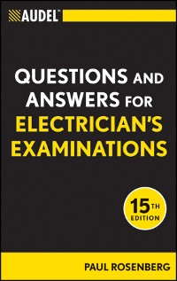 Cover Audel Questions and Answers for Electrician's Examinations