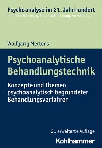 Cover Psychoanalytische Behandlungstechnik