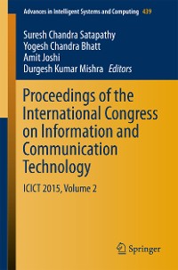 Cover Proceedings of the International Congress on Information and Communication Technology