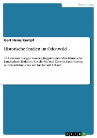 Cover Historische Studien im Odenwald