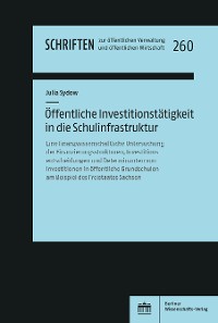 Cover Öffentliche Investitionstätigkeit in die Schulinfrastruktur