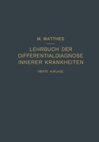 Cover Lehrbuch der Differentialdiagnose innerer Krankheiten
