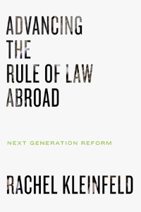 Cover Advancing the Rule of Law Abroad
