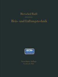 Cover H. Rietschels Lehrbuch der Heiz- und Lüftungstechnik