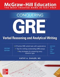 Cover McGraw-Hill Education Conquering GRE Verbal Reasoning and Analytical Writing, Second Edition