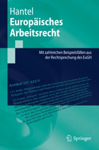 Cover Europäisches Arbeitsrecht