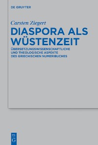 Cover Diaspora als Wüstenzeit