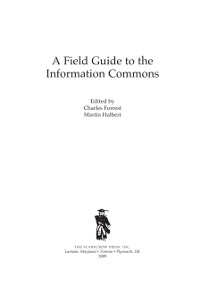 Cover Field Guide to the Information Commons