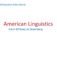 Cover American linguistics