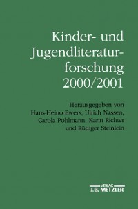 Cover Kinder- und Jugendliteraturforschung 2000/2001