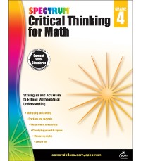 Cover Spectrum Critical Thinking for Math, Grade 4