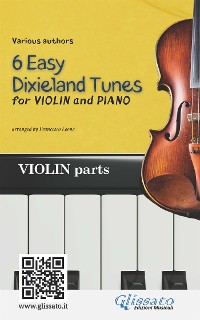 Cover Violin & Piano "6 Easy Dixieland Tunes" violin parts