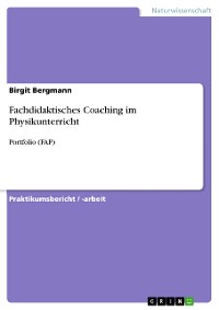 Cover Fachdidaktisches Coaching im Physikunterricht