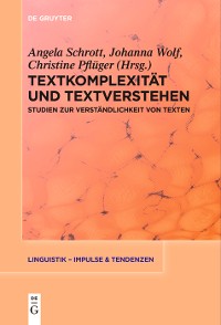 Cover Textkomplexität und Textverstehen