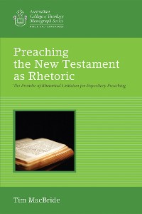 Cover Preaching the New Testament as Rhetoric