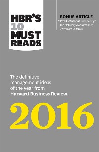 Cover HBR's 10 Must Reads 2016