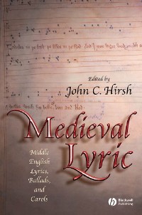 Cover Medieval Lyric