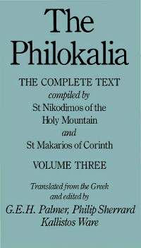 Cover The Philokalia Vol 3