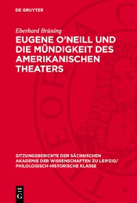 Cover Eugene O’Neill und die Mündigkeit des amerikanischen Theaters