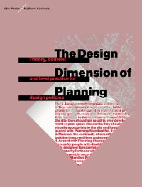 Cover The Design Dimension of Planning