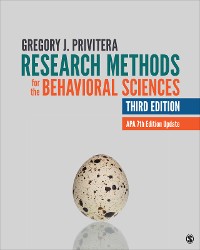 Cover Research Methods for the Behavioral Sciences