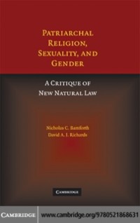 Cover Patriarchal Religion, Sexuality, and Gender