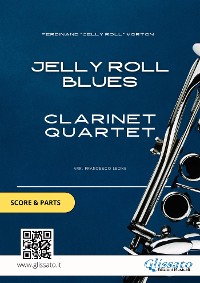 Cover Clarinet Quartet score & parts "Jelly Roll Blues"