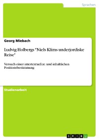 Cover Ludvig Holbergs "Niels Klims underjordiske Reise"