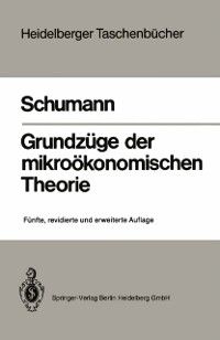 Cover Grundzüge der mikroökonomischen Theorie