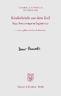 Cover Kinderbriefe aus dem Exil