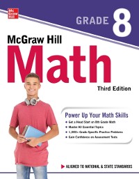 Cover McGraw Hill Math Grade 8, Third Edition